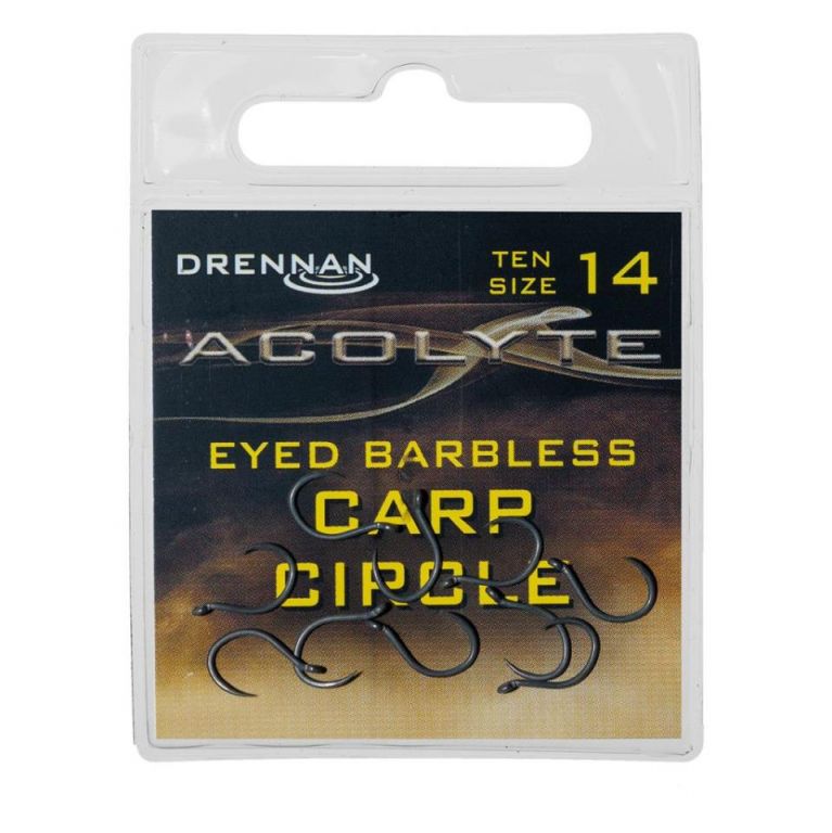 Drennan ACOLYTE CARP CIRCLE HOOKS SIZE 14  