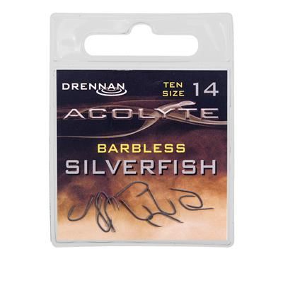 Drennan Acolyte PTFE Silverfish Barbless 14  