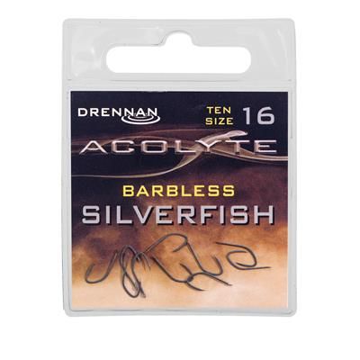 Drennan Acolyte PTFE Silverfish Barbless 16  