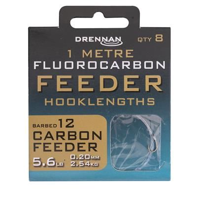 Drennan FLUOROCARBON 1MT FEEDER CARBON FEEDER 12  