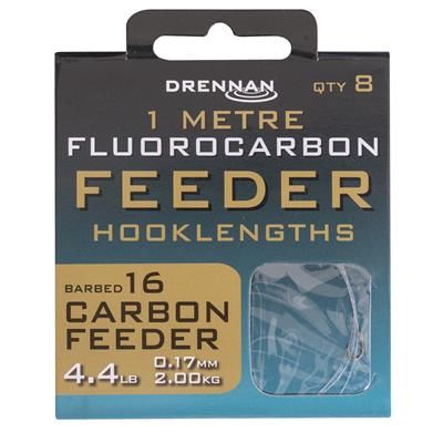 Drennan FLUOROCARBON 1MT FEEDER CARBON FEEDER 16  