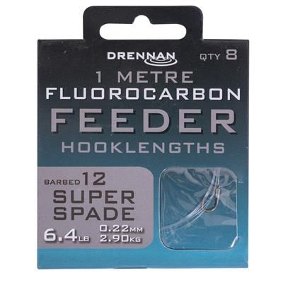 Drennan FLUOROCARBON 1MT FEEDER SUPER SPADE 12  