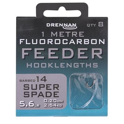 Drennan FLUOROCARBON 1MT FEEDER SUPER SPADE 14  