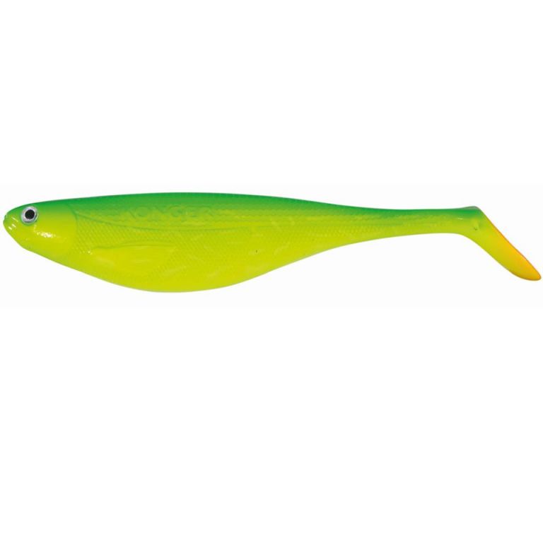 FLAT SHAD 12,5cm KOL. 07 GREEN LEMON BAG 4 PCS