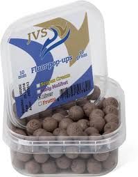 JVS Fluor Pop Up Boilies 10mm Liver 50g  