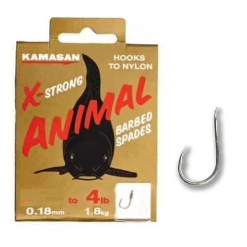 KAMASAN MONT  ANIMAL SPAADES HOOKS NYLON N16  