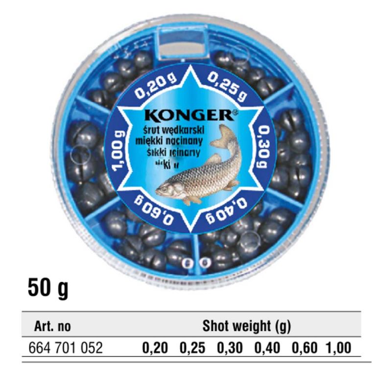 NOTCHED FINE SHOTS IN BOX 50g-ST