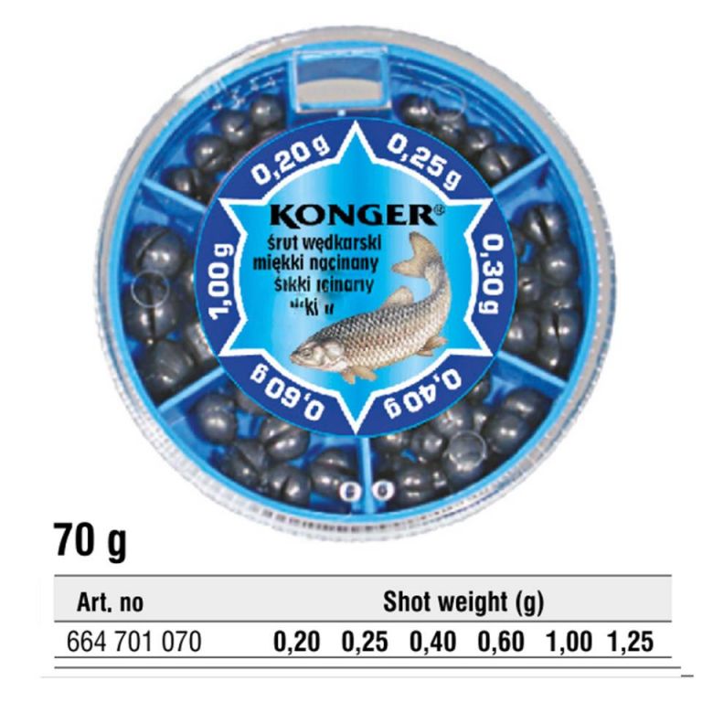 NOTCHED FINE SHOTS IN BOX 70g