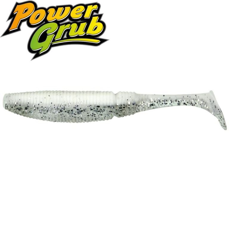 POWER GRUB 10cm COLOUR 001 BAG 8 PCS