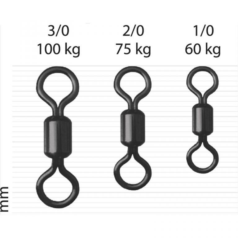 ROLLING SWIVEL BIG GAME 30100kg BLN BAG 5 PCS DR