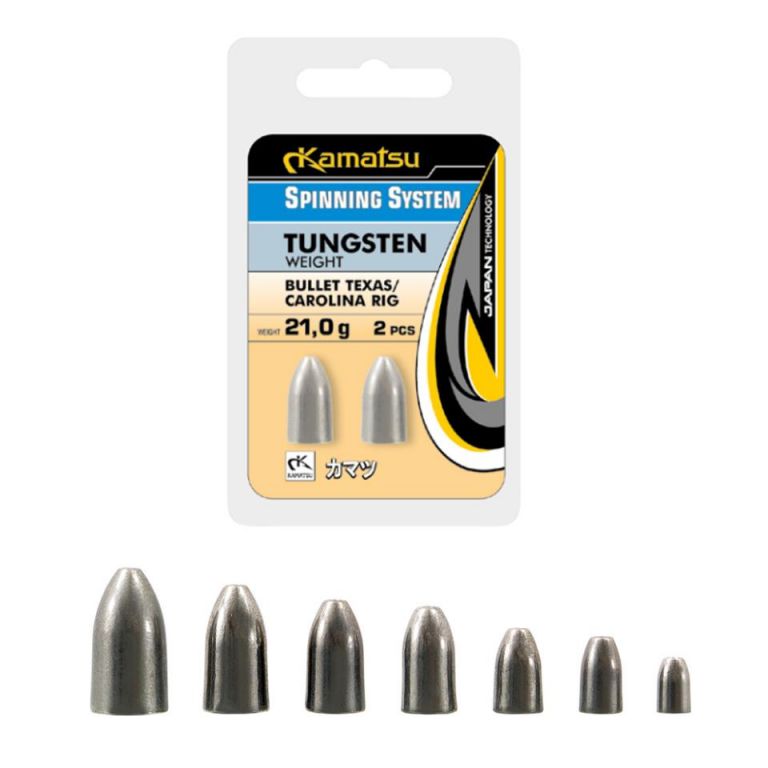 TUNGSTEN WEIGHTS BULLET TEXASCAROLINA RIG 10,6G O