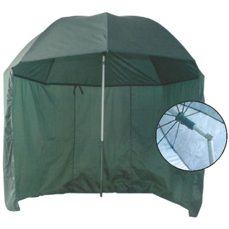 UMBRELLA 220 cm WITH SHELTER