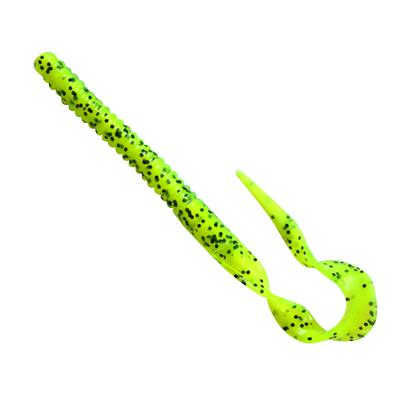 E-SOX  CURLY WORMS , CHARTREUSE  