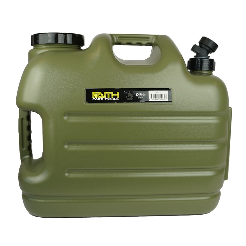 Faith | Jerrycan | 25 Ltr  | 43x24x35,5cm | Polyetheen Groen