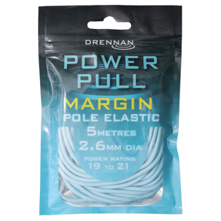 Drennan Power Pull Margin Elastic 2.6mm Light Blue 