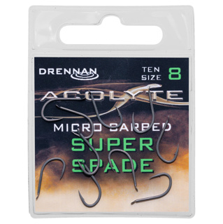 Drennan ACOLYTE Super Spade Hooks - Micro Barbed