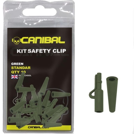 [CN23AC13] Canibal KIT SAFERTY CLIP 10 UND  