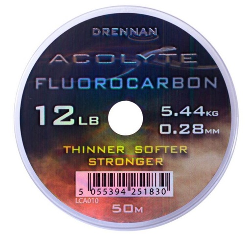 [LCA010] Drennan ACOLYTE FLUOROCARBON 12LB 0.28  