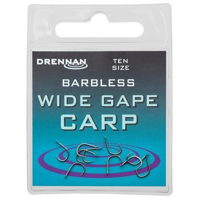 [HSWGCB010] Drennan Barbless Wide Gape Carp 10  