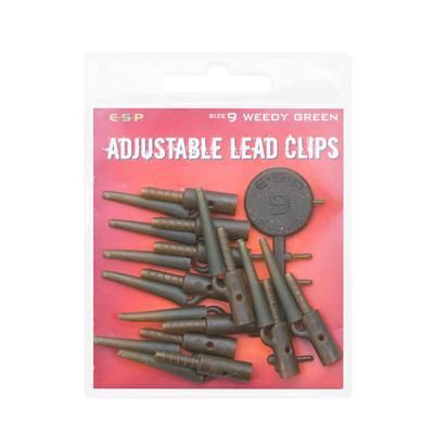 [ETALCL009WG] ESP Adj LeadClip WeedyGreen  