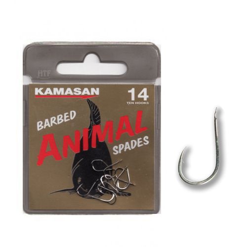 [HPB660020P] KAMASAN ANZUELO ANIMAL SPADE BARBED N20  