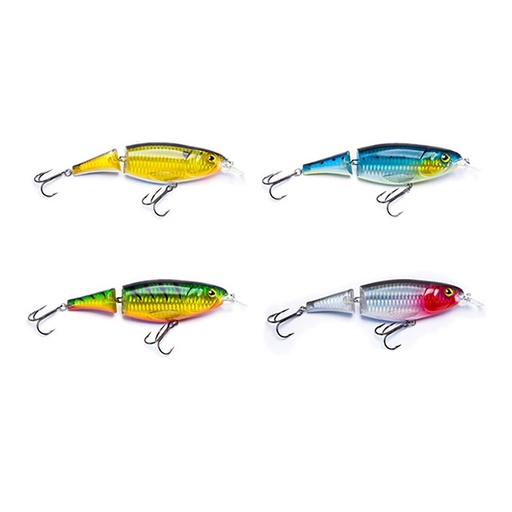 [TPELZAG13F] E-Sox Zagtail Lures , 13cm , Mixed